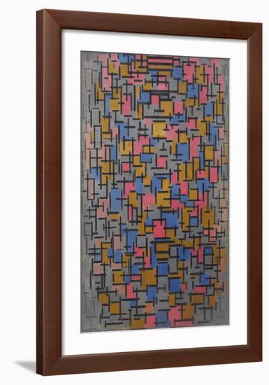 Composition-Piet Mondrian-Framed Premium Giclee Print