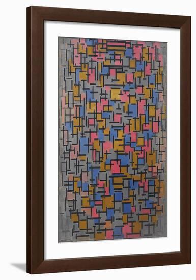 Composition-Piet Mondrian-Framed Premium Giclee Print