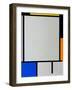 Composition-Piet Mondrian-Framed Giclee Print