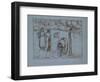 Compositional Study of Four Female Peasants Working in an Orchard ('Spring')-Camille Pissarro-Framed Giclee Print