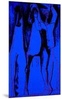 Composizione in Blu, c.1953-Marino Marini-Mounted Serigraph