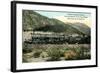 Compound Train Engine-null-Framed Art Print