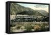 Compound Train Engine-null-Framed Stretched Canvas