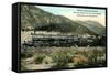 Compound Train Engine-null-Framed Stretched Canvas