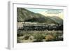 Compound Train Engine-null-Framed Art Print