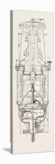 Compressed Oil Gas for Lighting Cars, Steamboats, and Buoys: Buoy Headlight, 1882-null-Stretched Canvas