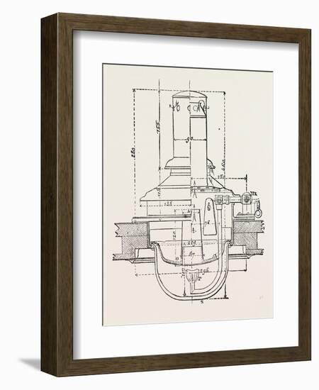 Compressed Oil Gas for Lighting Cars, Steamboats, and Buoys: Car Lamp, 1882-null-Framed Giclee Print