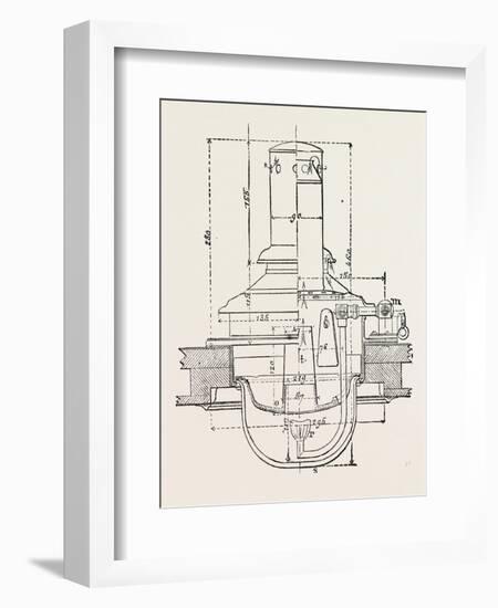 Compressed Oil Gas for Lighting Cars, Steamboats, and Buoys: Car Lamp, 1882-null-Framed Giclee Print