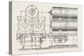 Compressed Oil Gas for Lighting Cars, Steamboats, and Buoys: Car Transporting Compressed Gas, 1882-null-Stretched Canvas