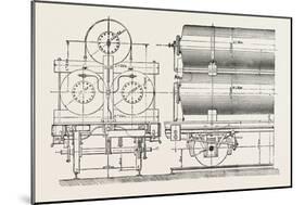 Compressed Oil Gas for Lighting Cars, Steamboats, and Buoys: Car Transporting Compressed Gas, 1882-null-Mounted Giclee Print