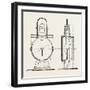 Compressed Oil Gas for Lighting Cars, Steamboats, and Buoys: Locomotive Headlight, 1882-null-Framed Premium Giclee Print