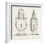 Compressed Oil Gas for Lighting Cars, Steamboats, and Buoys: Locomotive Headlight, 1882-null-Framed Premium Giclee Print