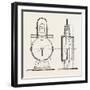 Compressed Oil Gas for Lighting Cars, Steamboats, and Buoys: Locomotive Headlight, 1882-null-Framed Giclee Print