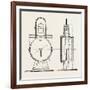 Compressed Oil Gas for Lighting Cars, Steamboats, and Buoys: Locomotive Headlight, 1882-null-Framed Giclee Print