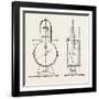 Compressed Oil Gas for Lighting Cars, Steamboats, and Buoys: Locomotive Headlight, 1882-null-Framed Giclee Print