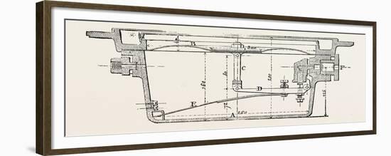 Compressed Oil Gas for Lighting Cars, Steamboats, and Buoys: Pintsch Regulator, 1882-null-Framed Giclee Print