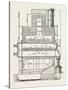 Compressed Oil Gas for Lighting Cars, Steamboats, and Buoys: Section a Furnace, 1882-null-Stretched Canvas