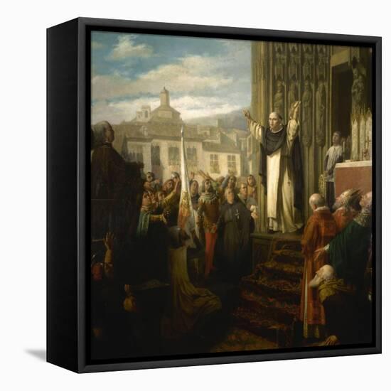 Compromise of Caspe, 1867-Dioscoro Puebla-Framed Stretched Canvas