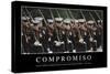 Compromiso. Cita Inspiradora Y Póster Motivacional-null-Stretched Canvas