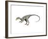 Compsognathus Dinosaur-null-Framed Art Print