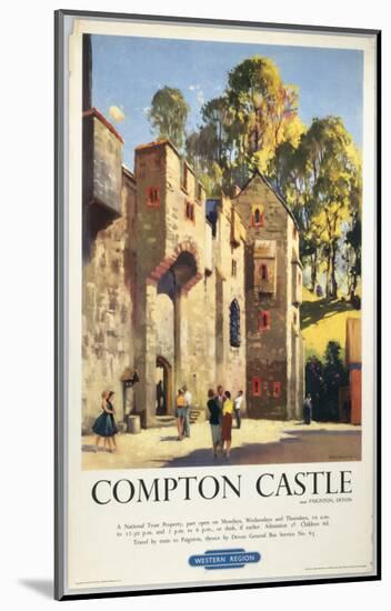 Compton Castle-null-Mounted Art Print