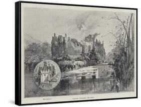 Compton Wynyates, the Moat-Herbert Railton-Framed Stretched Canvas