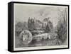 Compton Wynyates, the Moat-Herbert Railton-Framed Stretched Canvas