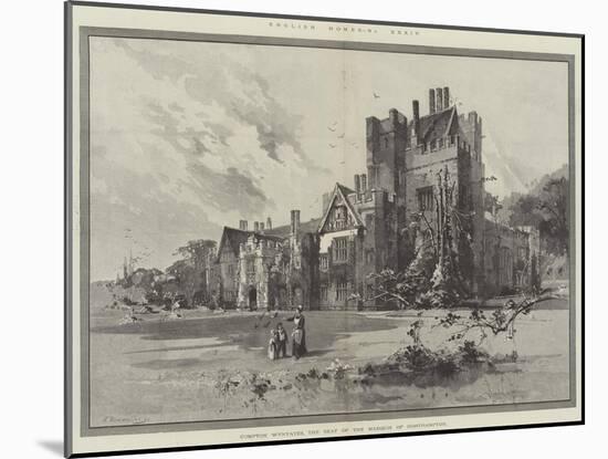 Compton Wynyates, the Seat of the Marquis of Northampton-Herbert Railton-Mounted Giclee Print