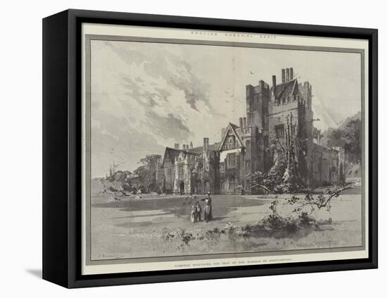 Compton Wynyates, the Seat of the Marquis of Northampton-Herbert Railton-Framed Stretched Canvas