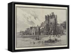 Compton Wynyates, the Seat of the Marquis of Northampton-Herbert Railton-Framed Stretched Canvas