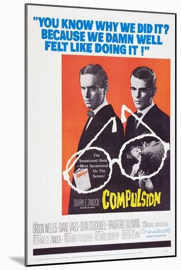 Compulsion, Orson Welles, Dean Stockwell, 1959-null-Mounted Art Print