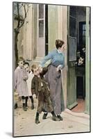 Compulsory Education, 1882-Jules Jean Geoffroy-Mounted Giclee Print