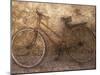 Computer Altered Image of an Old Bicycle-null-Mounted Photographic Print