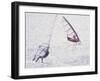 Computer Altered Image of Windsurfers-null-Framed Photographic Print