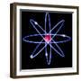 Computer Artwork of a Beryllium Atom-Laguna Design-Framed Premium Photographic Print