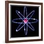 Computer Artwork of a Beryllium Atom-Laguna Design-Framed Photographic Print