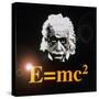 Computer Artwork of Albert Einstein And E=mc2-Laguna Design-Stretched Canvas