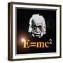 Computer Artwork of Albert Einstein And E=mc2-Laguna Design-Framed Premium Photographic Print