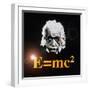 Computer Artwork of Albert Einstein And E=mc2-Laguna Design-Framed Premium Photographic Print