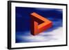 Computer Artwork of An Impossible Triangle-Laguna Design-Framed Premium Photographic Print