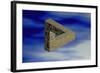 Computer Artwork of An Impossible Triangle-Laguna Design-Framed Premium Photographic Print