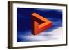 Computer Artwork of An Impossible Triangle-Laguna Design-Framed Photographic Print