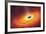 Computer Artwork of Black Hole-null-Framed Photographic Print