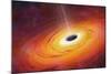 Computer Artwork of Black Hole-null-Mounted Photographic Print