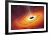 Computer Artwork of Black Hole-null-Framed Photographic Print