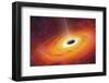 Computer Artwork of Black Hole-null-Framed Premium Photographic Print