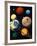 Computer Artwork Showing Planets of Solar System-Roger Harris-Framed Photographic Print