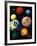 Computer Artwork Showing Planets of Solar System-Roger Harris-Framed Photographic Print