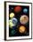 Computer Artwork Showing Planets of Solar System-Roger Harris-Framed Photographic Print