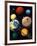 Computer Artwork Showing Planets of Solar System-Roger Harris-Framed Photographic Print